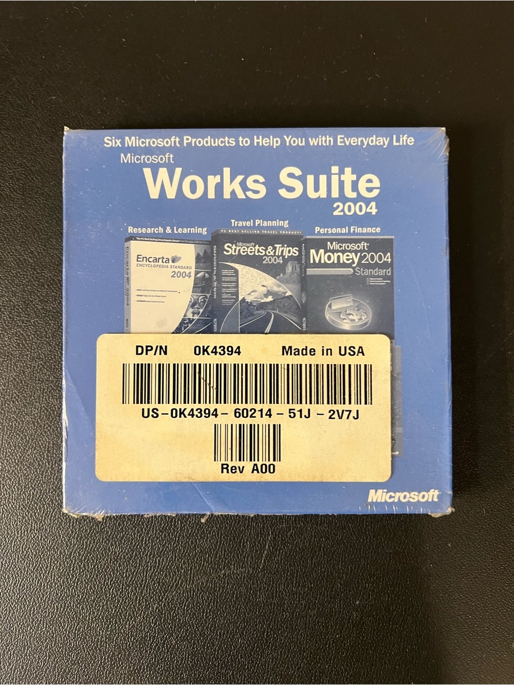 Microsoft: Works Suite 2004 (CD-ROM) With Product Key New Sealed